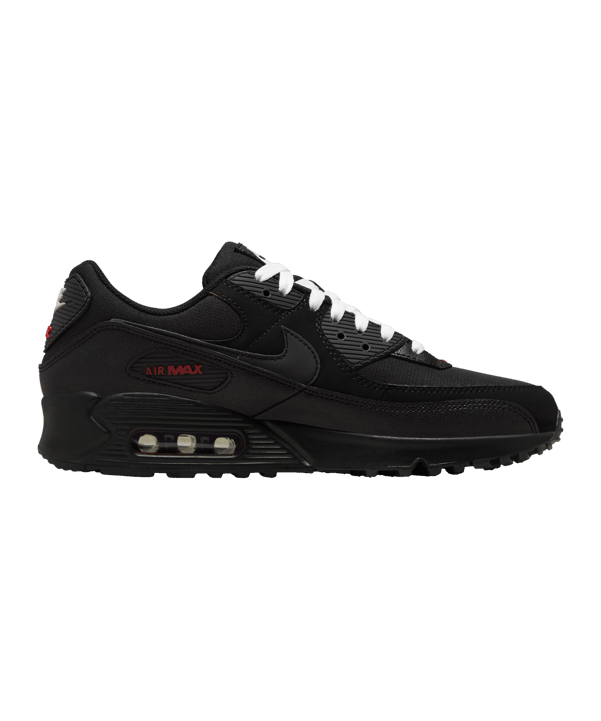 Nike Air Max 90 Grau Rot F002 - schwarz