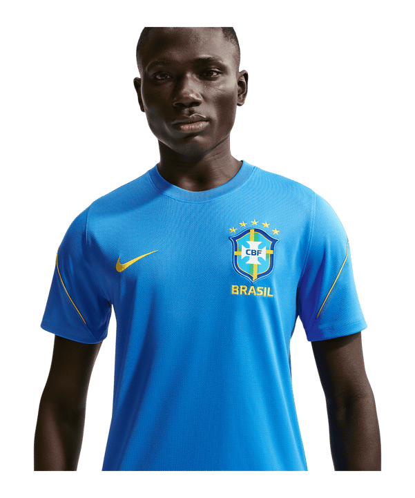 Nike CBF Brasilien Trainingsshirt Blau F435 - blau