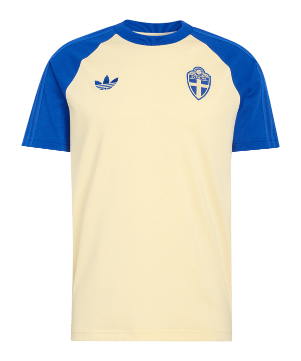 adidas SvFF Schweden Originals T-Shirt Gelb - gelb