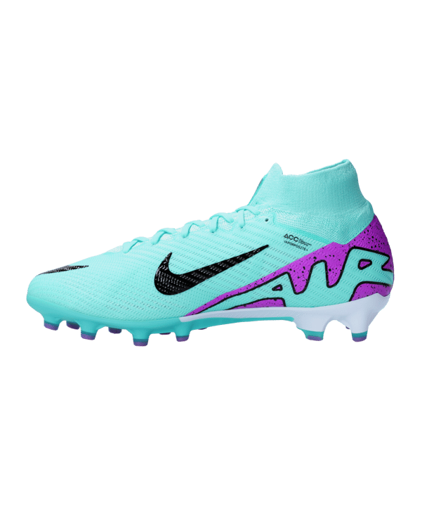 Nike Air Zoom Mercurial Superfly IX Elite AG-Pro Peak Ready Grün Pink Schwarz F300 - gruen