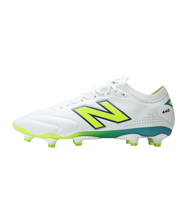 New Balance 442 Elite Knit V3 FG Main Blanc - blanc