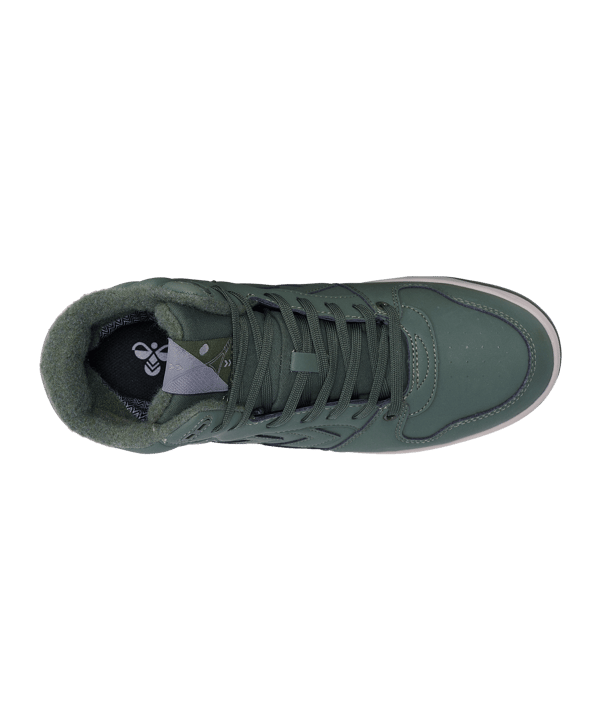 Hummel St. Power Play Mid Tex Sneaker Grün F6126 - gruen