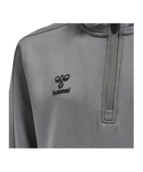 Hummel hmlCORE XK HalfZip Sweatshirt Kids F2006 - grau