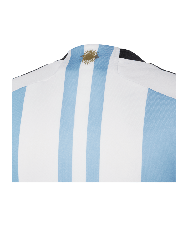 adidas Argentinien 3-Sterne Trikot Home WM 2022 Weiss Blau - weiss
