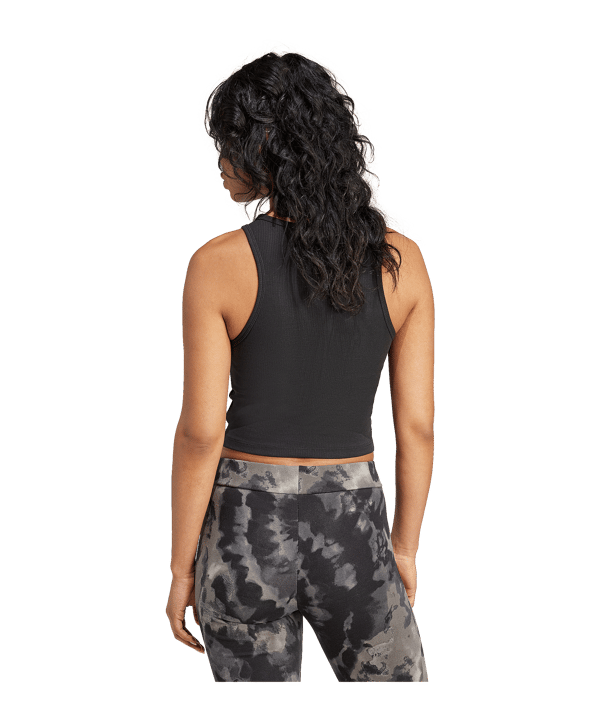 adidas Originals Essential Rib Tanktop Damen Schwarz - schwarz