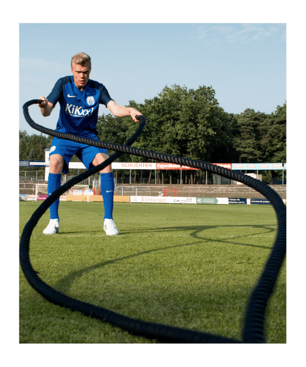 Cawila GYM ROPE | Battlerope | 12m Schwarz - schwarz