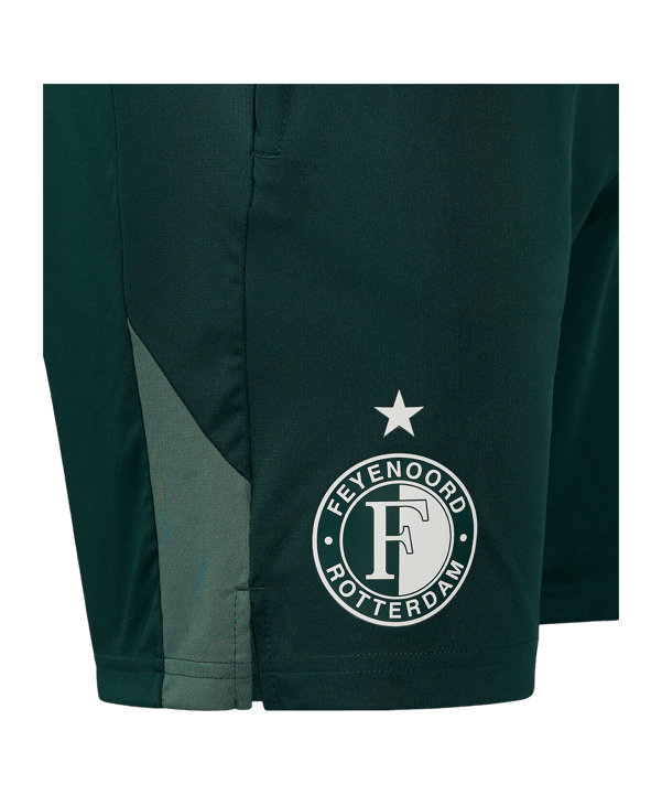 Castore Feyenoord Rotterdam Pro Players Short Kids Grün F097 - gruen