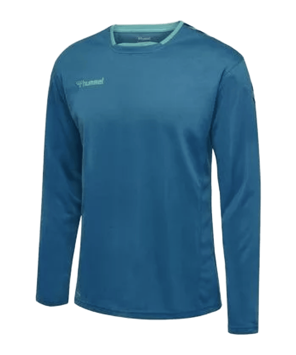 Hummel hmlAUTHENTIC Poly Trikot langarm Kids F8745 - blau