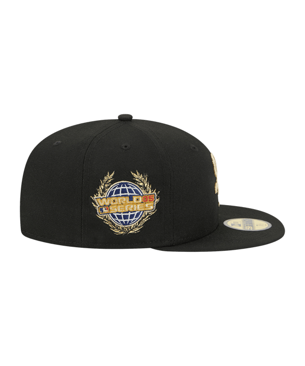 New Era Chicago White Six 59Fifty Cap Schwarz - schwarz