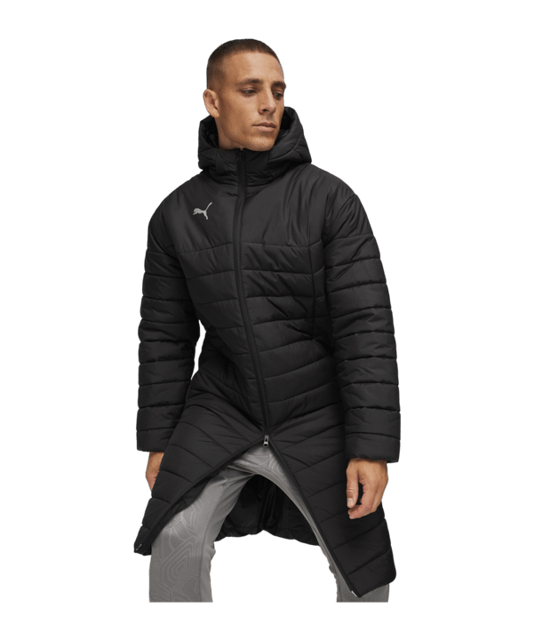 PUMA teamFINAL Bench Jacke Schwarz F03 - schwarz