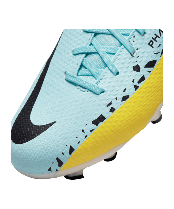 Nike Jr Phantom GT2 Academy DF FG/MG Kids Lucent Türkis Gelb F407 - tuerkis