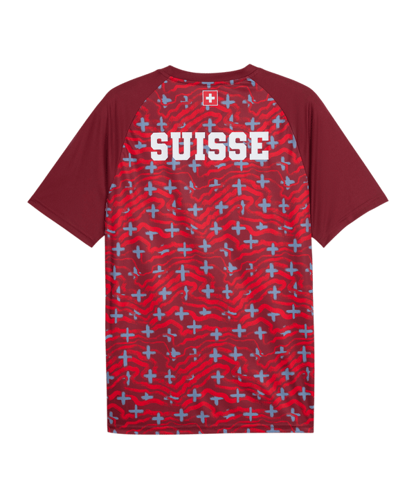 PUMA SFV Schweiz Prematch T-Shirt WM 2026 Rot F06 - rot