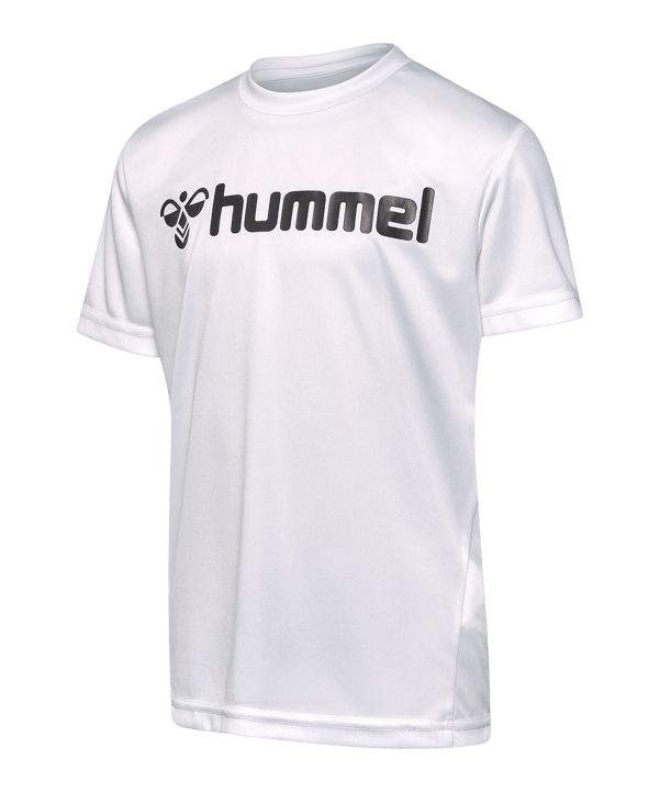 Hummel Logo Trikot Kids Weiss F9001 - weiss