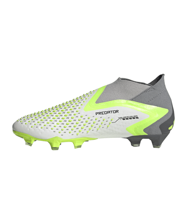 adidas Predator Accuracy+ FG Crazyrush Weiss Schwarz Gelb - weiss