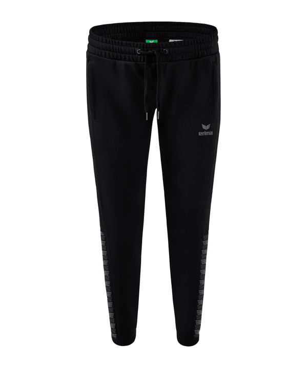 Erima Team Essential Jogginghose Damen Schwarz - schwarz