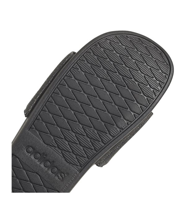 adidas Adilette Comfort Badelatsche Schwarz - schwarz