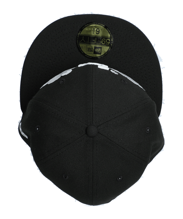 New Era MLB Los Angeles Dodgers Nighttime 59Fifty Fitted Cap Schwarz - schwarz