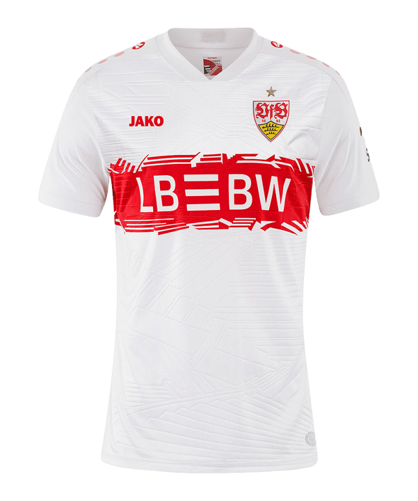 JAKO VfB Stuttgart Maglietta Home 2025/2026 Kids Bianco C0 - bianco