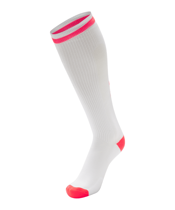 Hummel Elite High Socken Weiss Pink F9232 - weiss