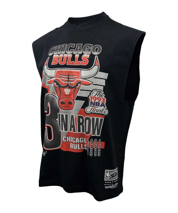 Mitchell and Ness NBA Chicago Bulls Rodmann Tanktop Schwarz - schwarz