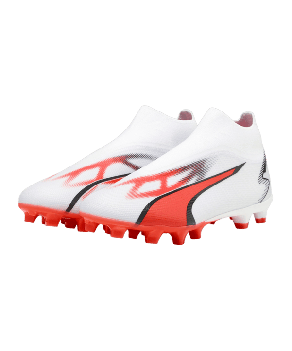 PUMA ULTRA Match LL FG/AG Breakthrough Weiss Rot F01 - weiss