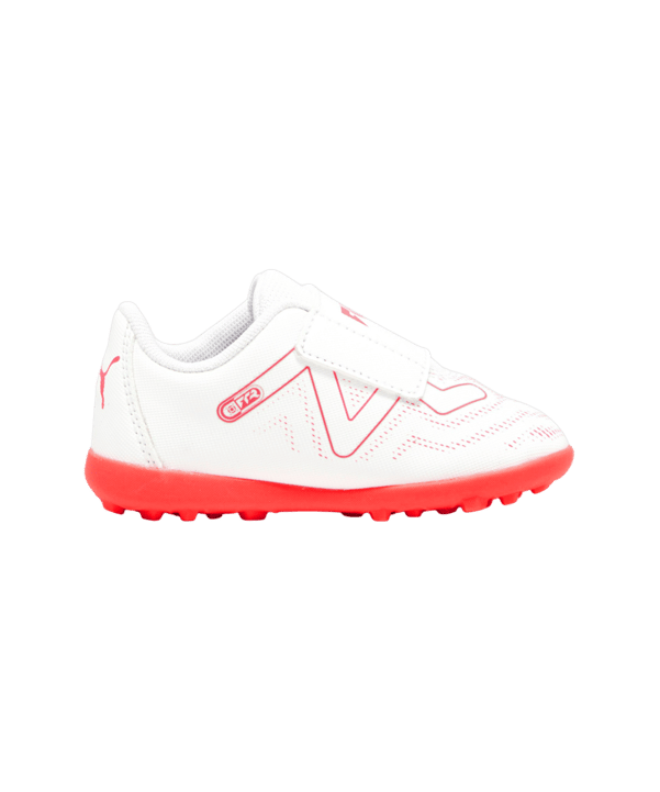 PUMA FUTURE Play TT V Breakthrough Baby Kids Weiss Rot Schwarz F01 - weiss