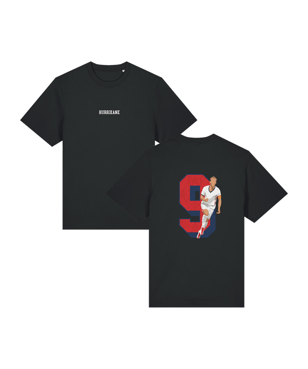 11teamsports England "HURRIKANE" T-Shirt WM 2026 Schwarz - schwarz