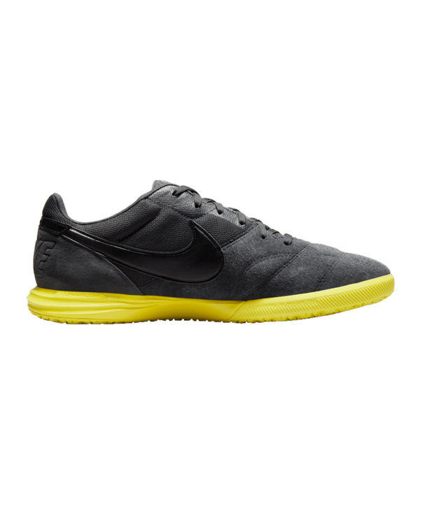 Nike Premier II Sala IC Grau Schwarz Gelb F007 - grau