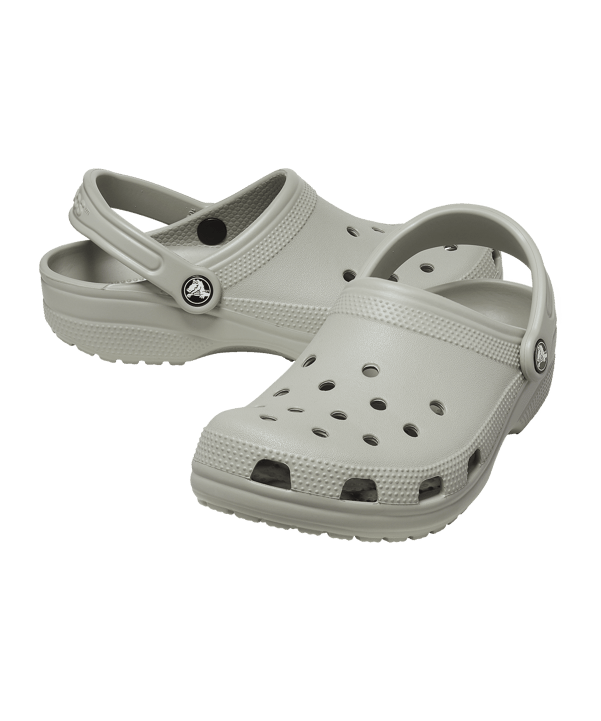 Crocs Classic Clog Badelatsche Grau - grau