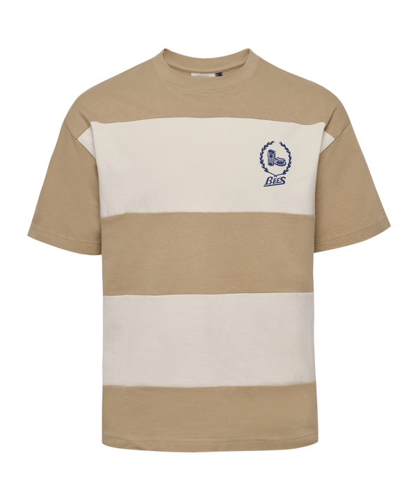 Hummel Loose Bees Stripe T-Shirt Weiß F9352 - weiss