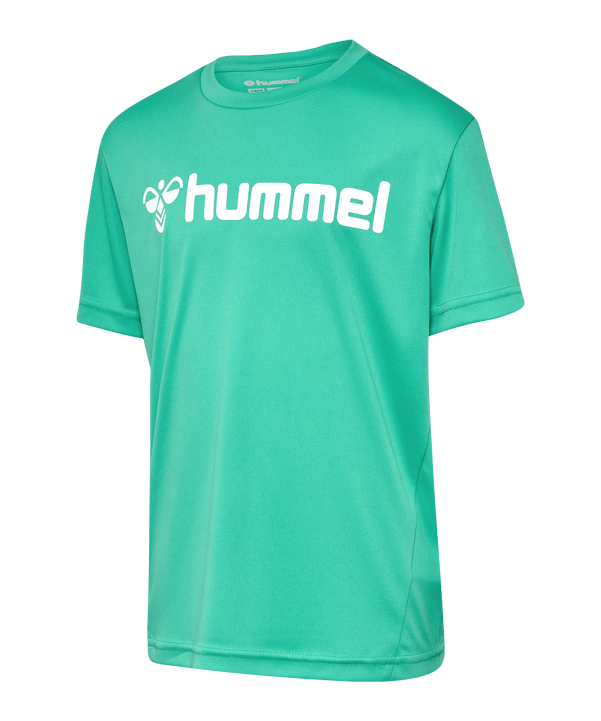 Hummel Logo Trikot Kids Grün F6507 - gruen