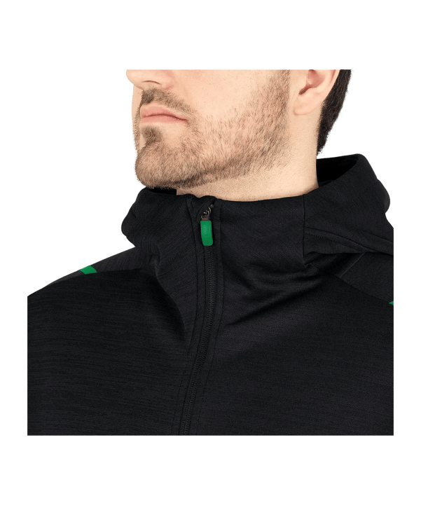 JAKO Challenge Freizeit Kapuzenjacke Grün F503