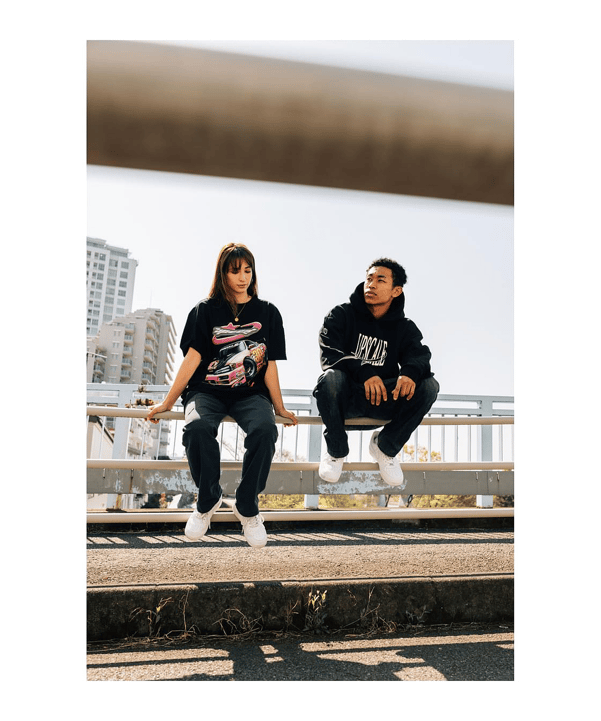 Mister Tee Fortuna Cranes Oversized Hoody Schwarz - schwarz