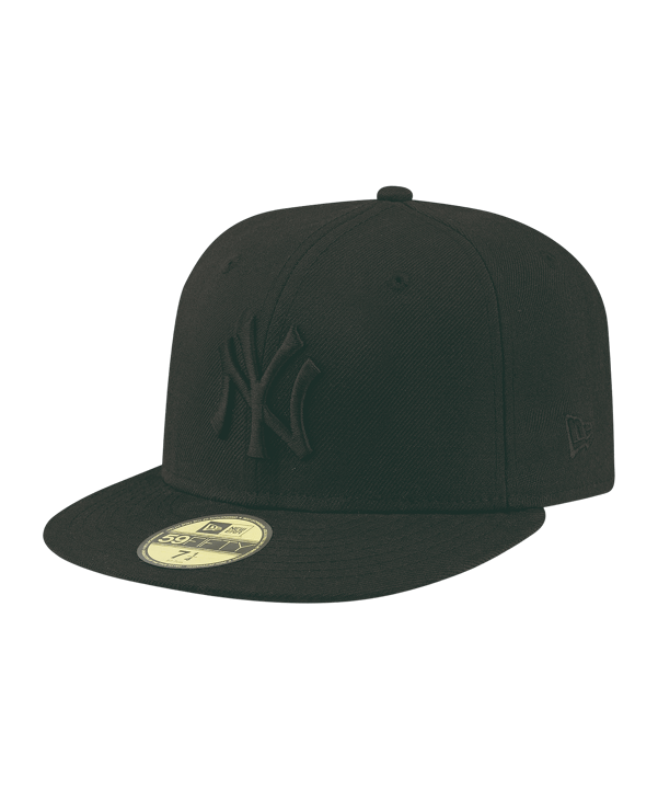New Era NY Yankees Fitted Cap Schwarz - schwarz