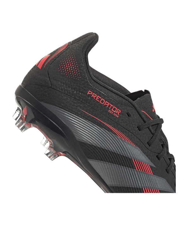 adidas Predator Elite FG Stealth Victory Kids Schwarz - schwarz