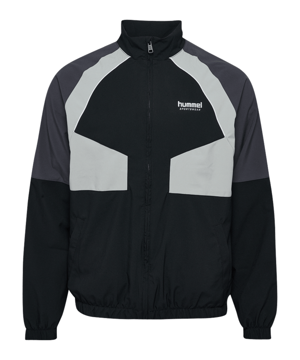 Hummel Loose Track Sportswear Jacke Schwarz F2001 - schwarz