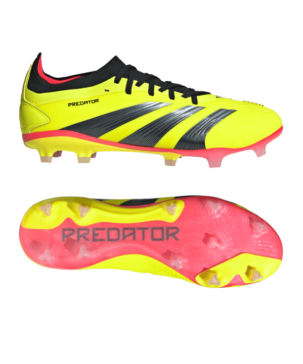 adidas Predator Pro FG Energy Citrus Gelb Schwarz Rot - gelb