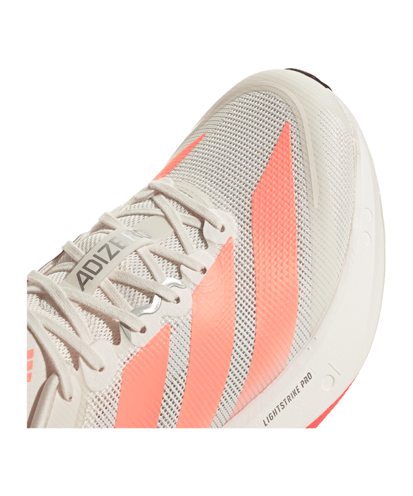adidas Adizero Boston 13 Laufschuh Weiß - weiss