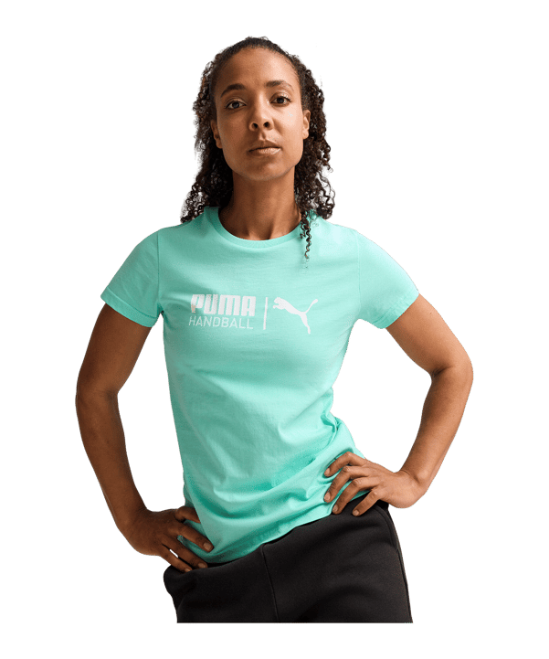 PUMA Handball T-Shirt Damen Grün F08 - gruen