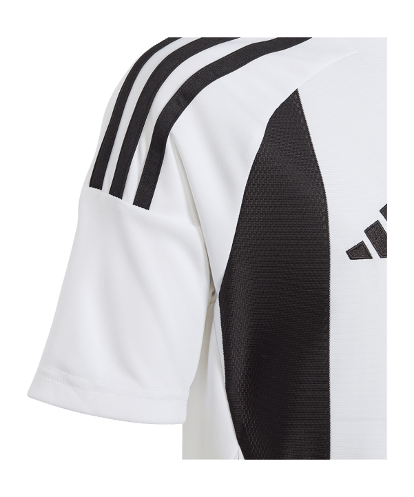 adidas Striped 24 Trikot Kids Weiss Schwarz - weiss