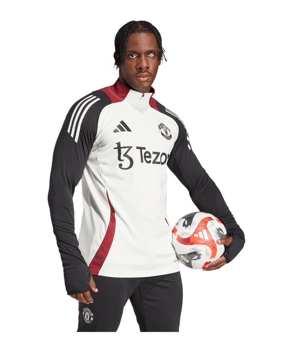 adidas Manchester United Track Top Weiss - weiss