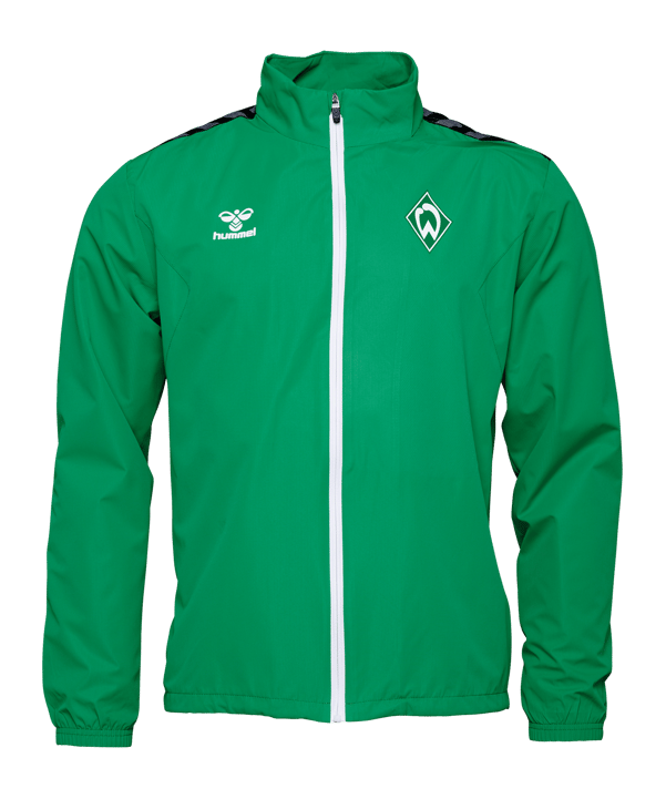 Hummel SV Werder Bremen Trainingsjacke Grün F6235 - gruen