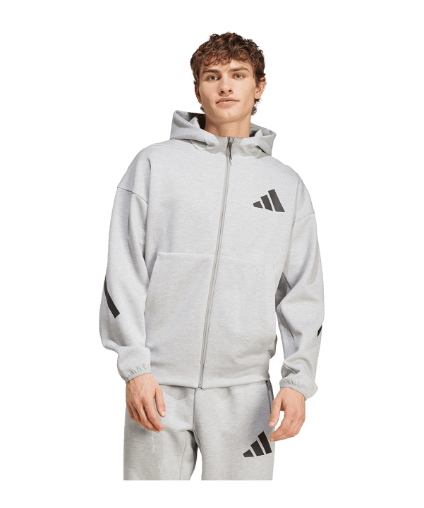 adidas Z.N.E. Jacke Grau - grau