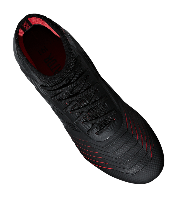 adidas Predator 19.1 FG J Kids Schwarz - schwarz