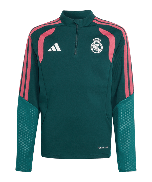 adidas Real Madrid Tiro26 Competition Felpa Bambini Verde - verde