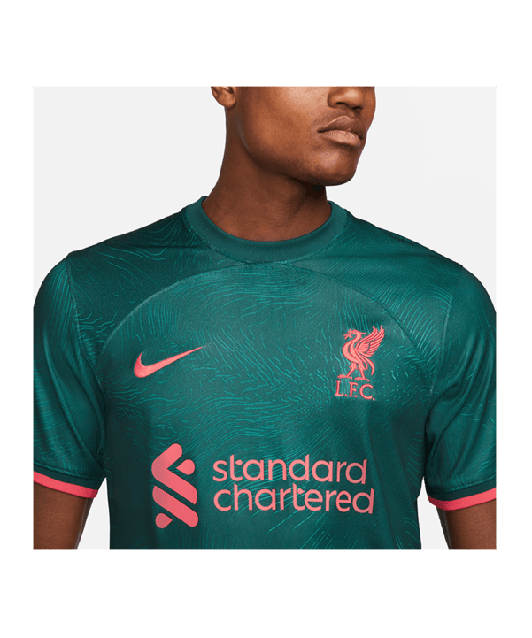 Nike FC Liverpool Trikot UCL 2022/2023 Grün F377 - gruen