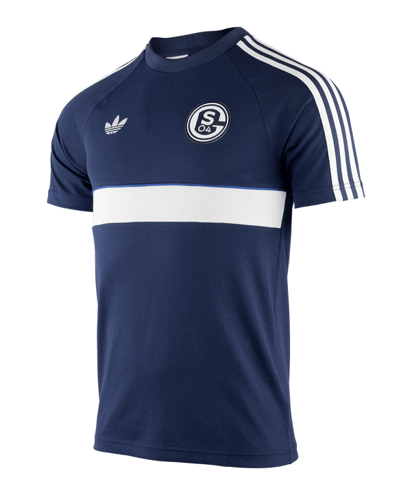 adidas Originals FC Schalke 04 T-Shirt Bleu - bleu