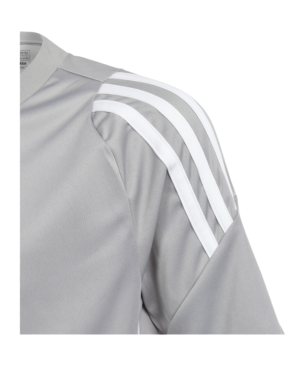 adidas Tiro 24 Trikot Kids Grau Weiss - grau