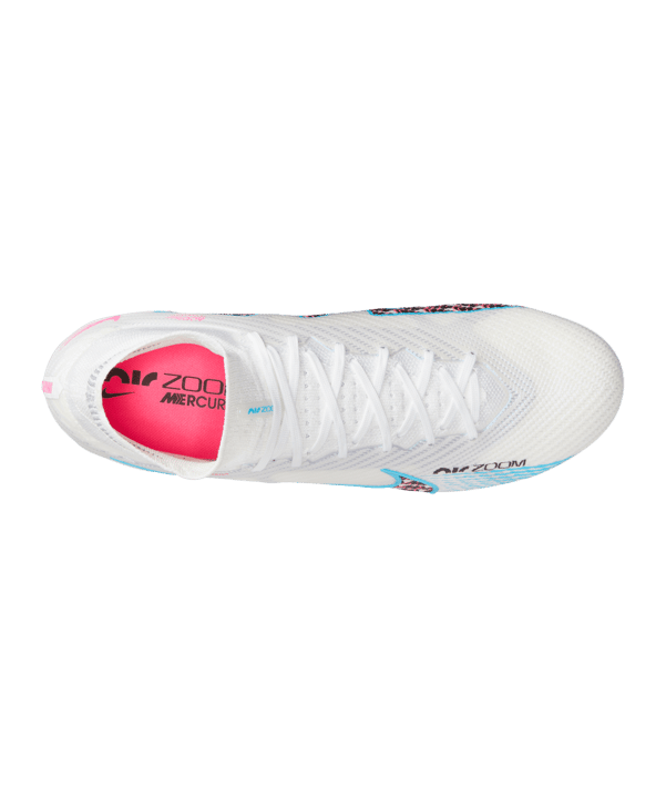 Nike Air Zoom Mercurial Superfly IX Elite SG-Pro AC Blast Weiss Blau Pink F146 - weiss