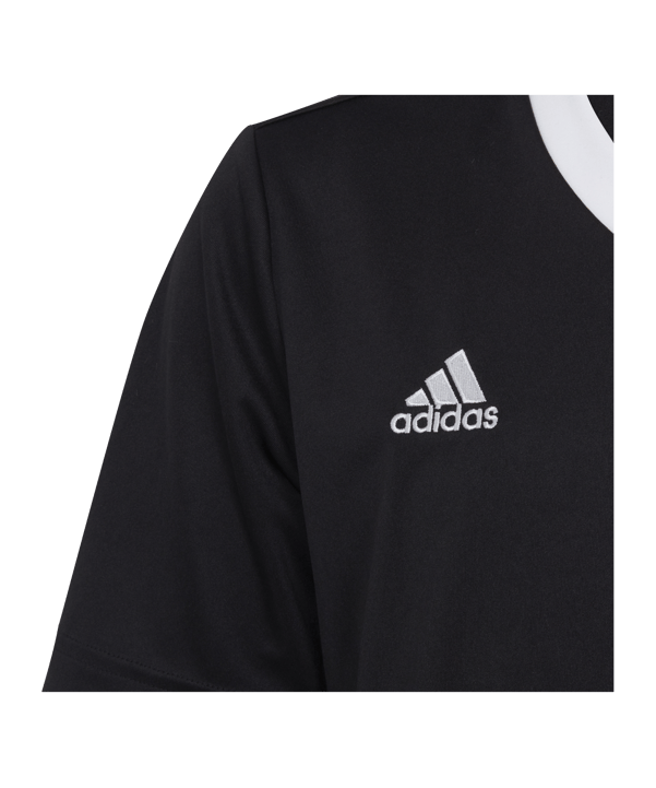 adidas Entrada 22 Trikot Kids Schwarz Weiss - schwarz